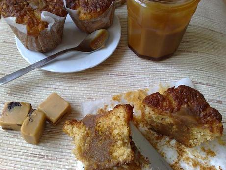 muffins crocantes de coco con tofee salado....y de paso 3X1 !!