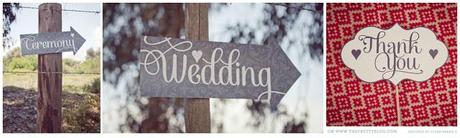 ¡Señalización de espacios para boda! ¡Señalización de espacios para boda!