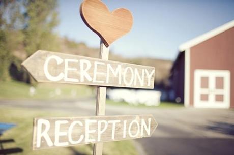 ¡Señalización de espacios para boda!