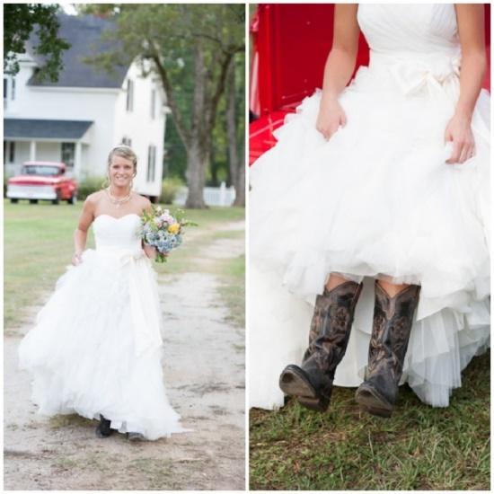 ¡¡Novias con botas de cowboy!!