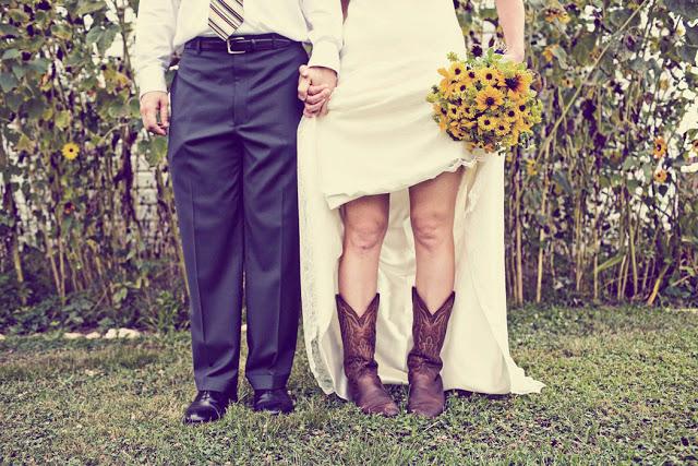 ¡¡Novias con botas de cowboy!!