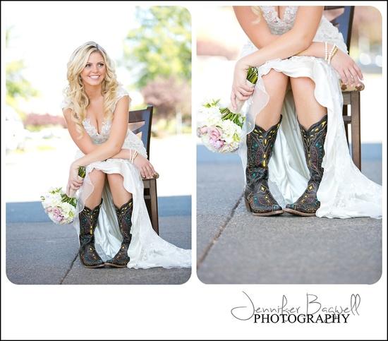 ¡¡Novias con botas de cowboy!!