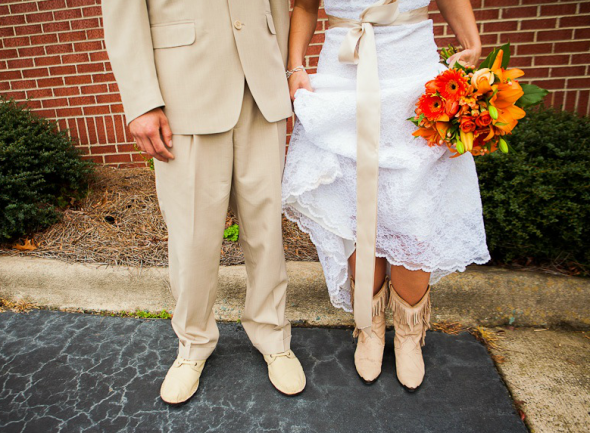 ¡¡Novias con botas de cowboy!!