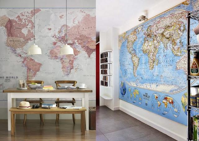 MAPA MUNDI IDEAS DECO