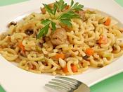 Fideuá pollo verduras paso