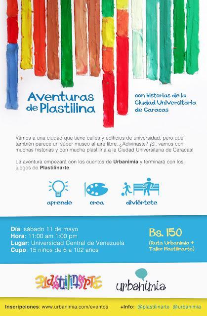 Plastilinarte invita a recrear historias y obras de arte en la UCV