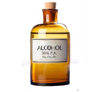 El alcohol en pintura