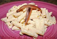 PASTA CON SALSA DE ANCHOAS