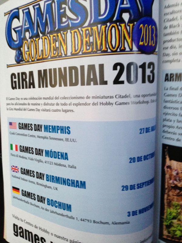 4 Games Day confirmados