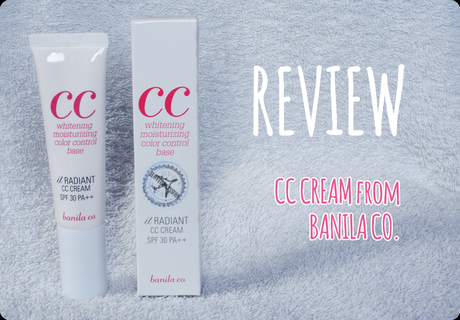 {RESEÑA - COSMÉTICA COREANA} CC CREAM DE BANILA CO.