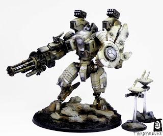 Tale of Painter: Showcase: Tau Riptide XV104 Battlesuit