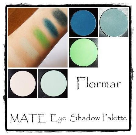 Paleta Verde Mate Flormar + Look