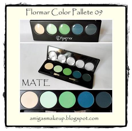 Paleta Verde Mate Flormar + Look