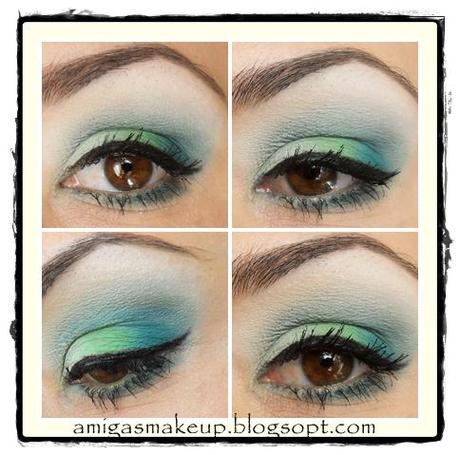 Paleta Verde Mate Flormar + Look