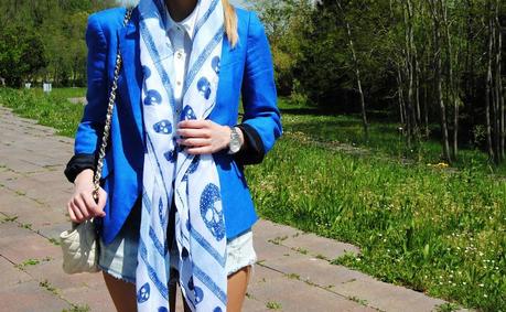 Polka dots blue. Polka dots blue.