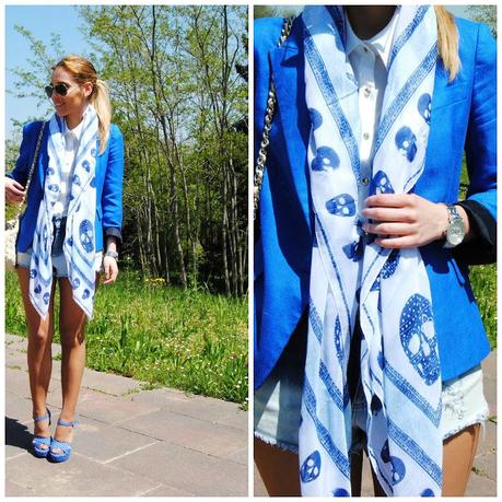 Polka dots blue. Polka dots blue.