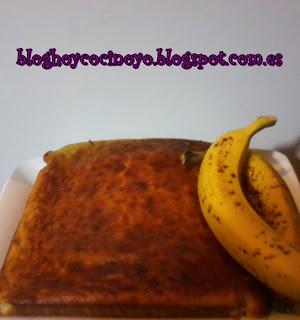 Bizcocho de plátano