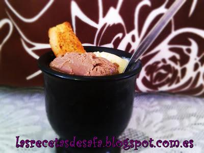 Helado de Chocolate sin heladera.