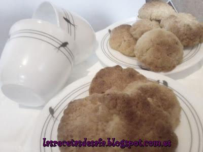 Ghriba Bahla (Mantecados de  coco)