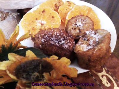 Torrijas de leche y naranja.