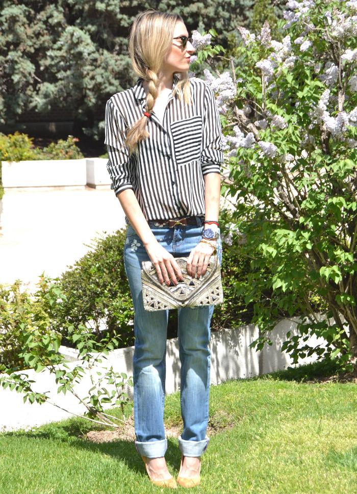 Black and white stripes