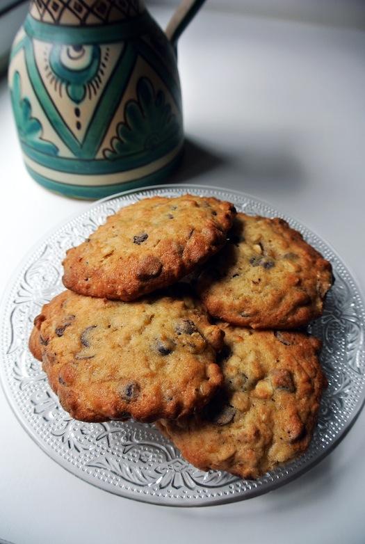 Banana Chocolate Chip Cookies (Galletas de plátano y chocolate)