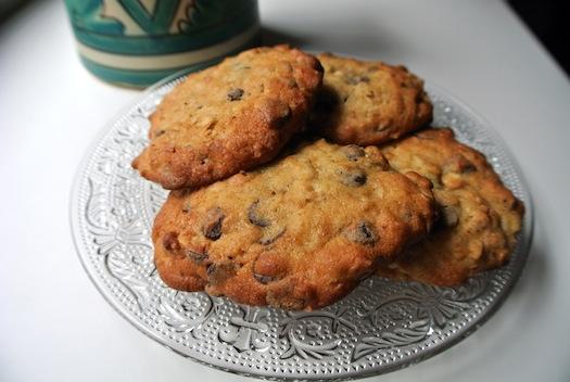 Banana Chocolate Chip Cookies (Galletas de plátano y chocolate)