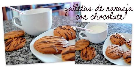 Galletas de Naranja con chocolate