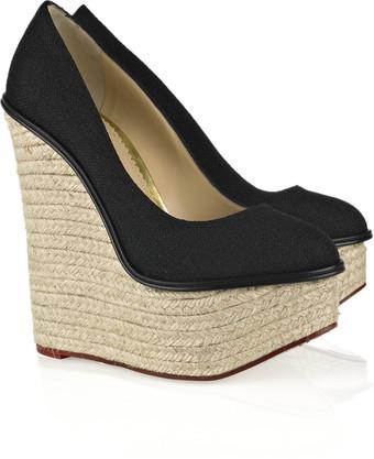 Espadrilles, sandalias de esparto con plataforma...Quién dijo que no eran elegantes?