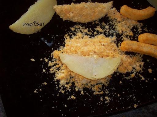 Patatas fritas en gajos - super veloz!