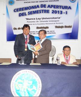 En Huacho: PRESIDENTE DE LA ANR APERTURA SEMESTRE ACADÉMICO DE LA FACULTAD DE CIENCIAS SOCIALES DE LA UNJFSC…