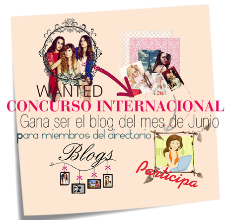 Concurso Aniversario INTERNACIONAL: Buscamos el blog del mes de Junio 2013