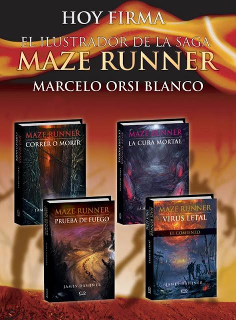 El ilustrador de la saga Maze Runner en la Feria del Libro!!