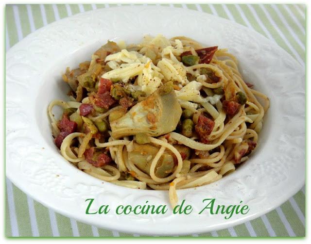 ESPAGUETIS PRIMAVERA