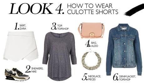 HOW TO WEAR CULOTTE SHORTS