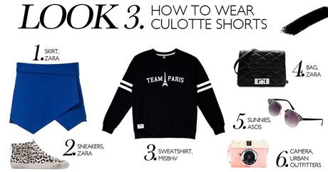 HOW TO WEAR CULOTTE SHORTS