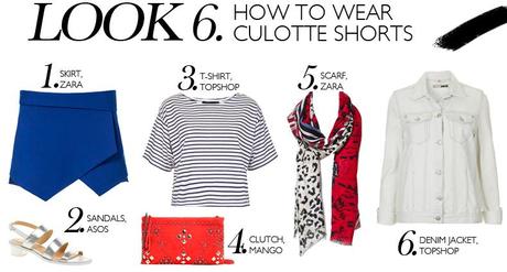 HOW TO WEAR CULOTTE SHORTS