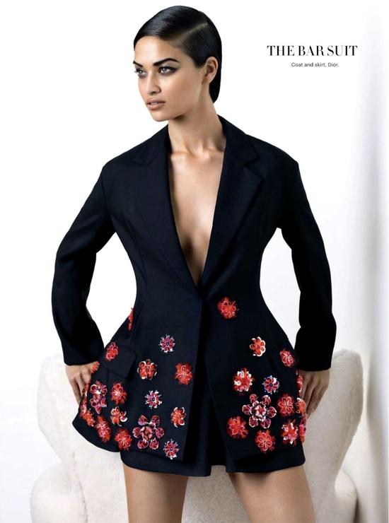 Shanina Shaik for Harper's Bazaar India