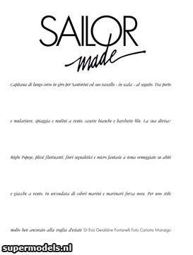 Sailor Inspiration - ELLE Italy May 13