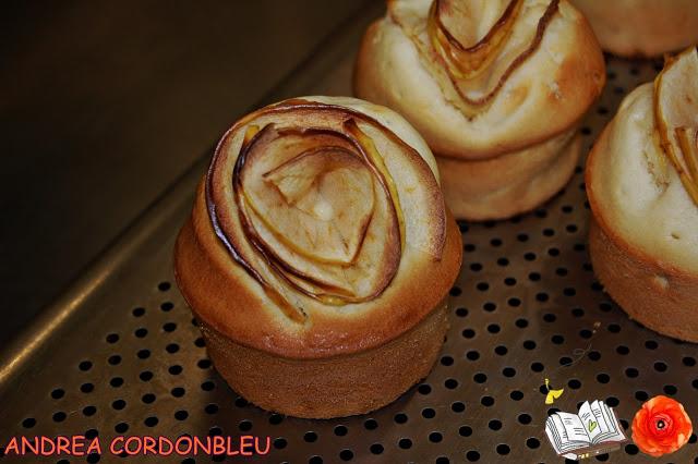 SAN JORGE PARA YELLOW MELOW, LIBRO Y ROSA: MAGDALENAS CON ROSA DE MANZANA Y MILHOJAS CON CREMA DE AVELLANA