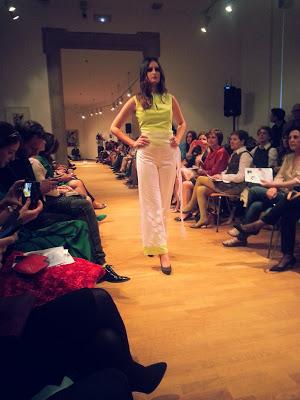 Emy Teruel apoyando la moda española de Alta Costura en la Gran Noche de ALALÁ