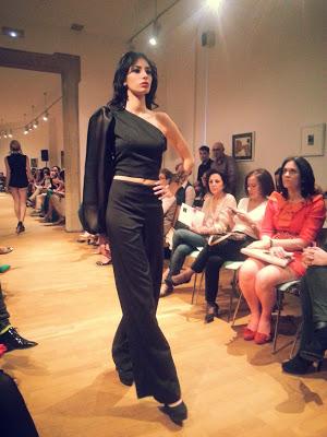 Emy Teruel apoyando la moda española de Alta Costura en la Gran Noche de ALALÁ