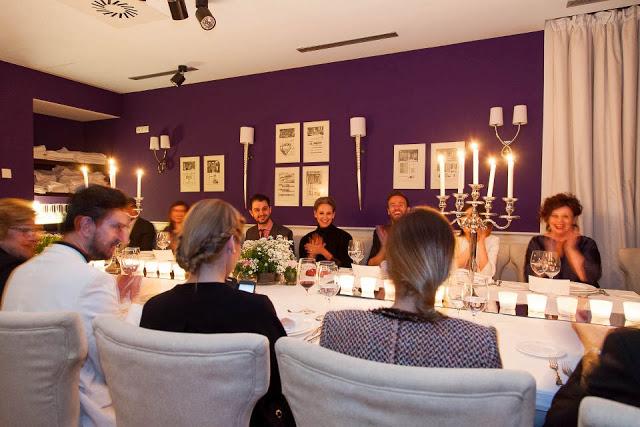 Emy Teruel apoyando la moda española de Alta Costura en la Gran Noche de ALALÁ