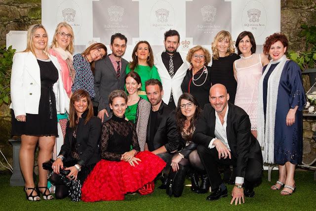 Emy Teruel apoyando la moda española de Alta Costura en la Gran Noche de ALALÁ