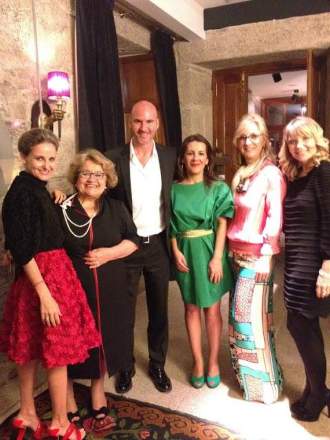 Emy Teruel apoyando la moda española de Alta Costura en la Gran Noche de ALALÁ