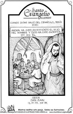 EVANGELIO DOMINICAL EN CÓMIC: (V Domingo de PASCUA) 28 DE ABRIL 2013