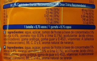 Zumos con fosfatos, aspartamo, e incluso con aceite vegetal Zumos con fosfatos, aspartamo, e incluso con aceite vegetal