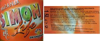 Zumos con fosfatos, aspartamo, e incluso con aceite vegetal Zumos con fosfatos, aspartamo, e incluso con aceite vegetal