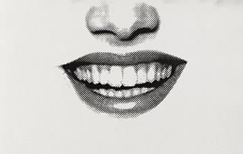 Un anuncio gráfico hecho de pop-up