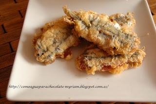 BOQUERONES RELLENOS DE JAMÓN SERRANO